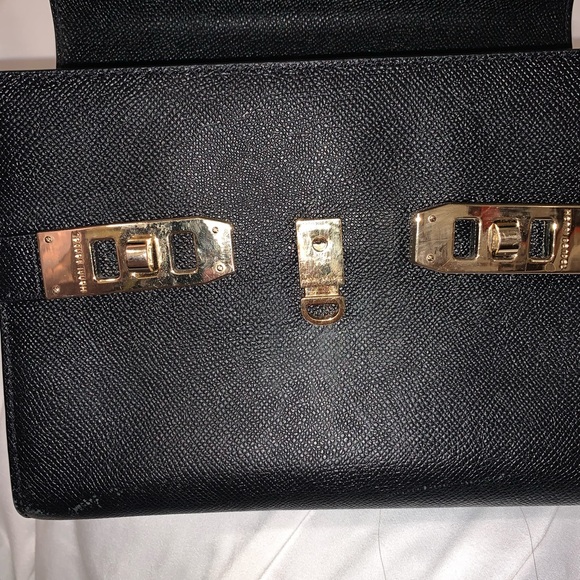 FIRM HENRI BENDEL BLACK SATCHEL - Picture 13 of 13